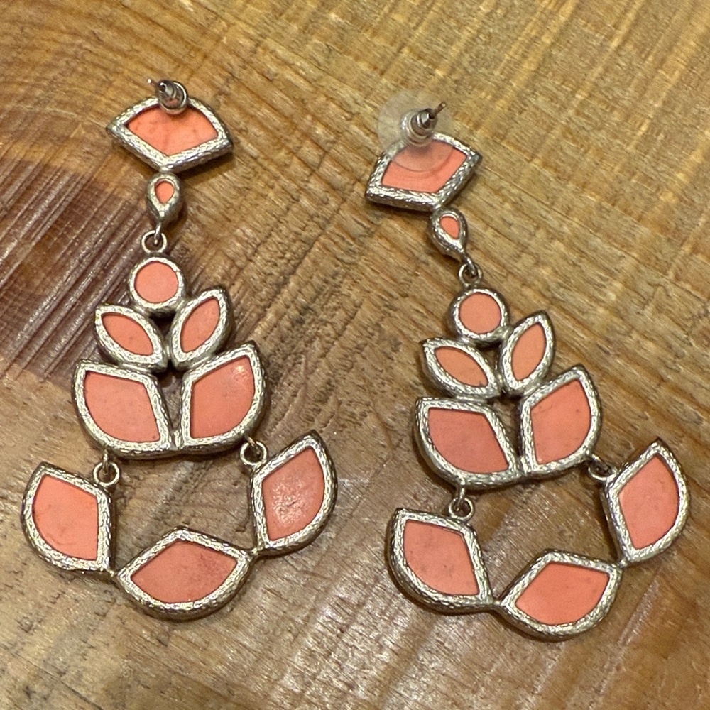 Elegant Coral Earrings
